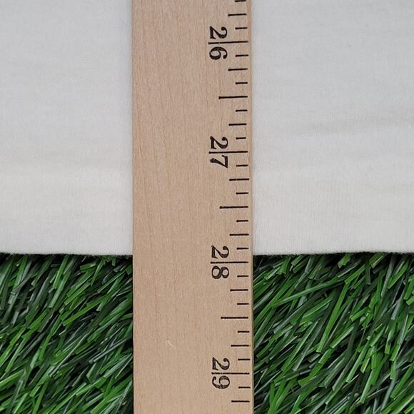 Vintage Land's End Abstract Floral Art Shirt Womens Medium 22x28 Oversized USA - Picture 10 of 12